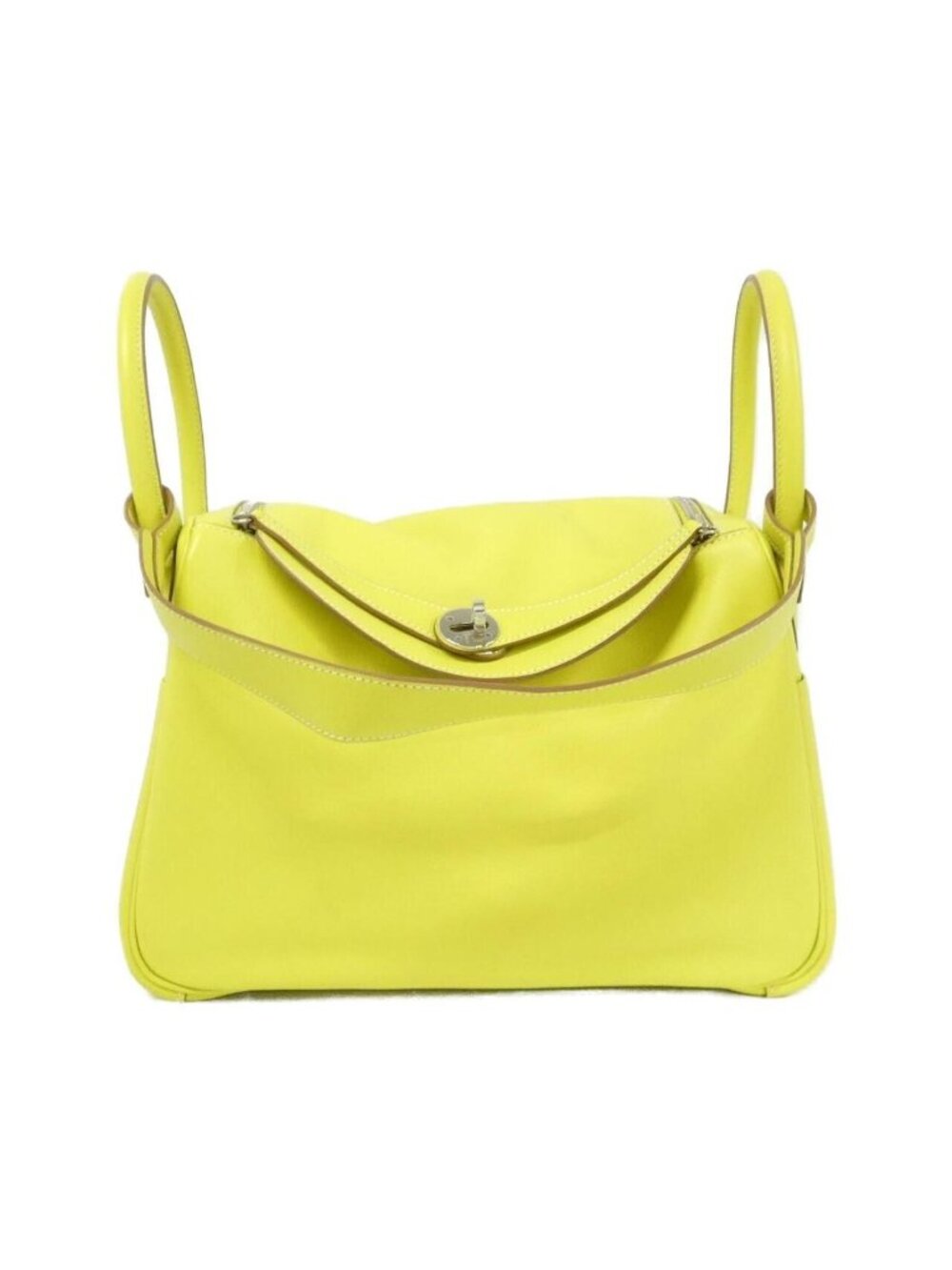 Hermes Lindy Shoulder Bag Lime